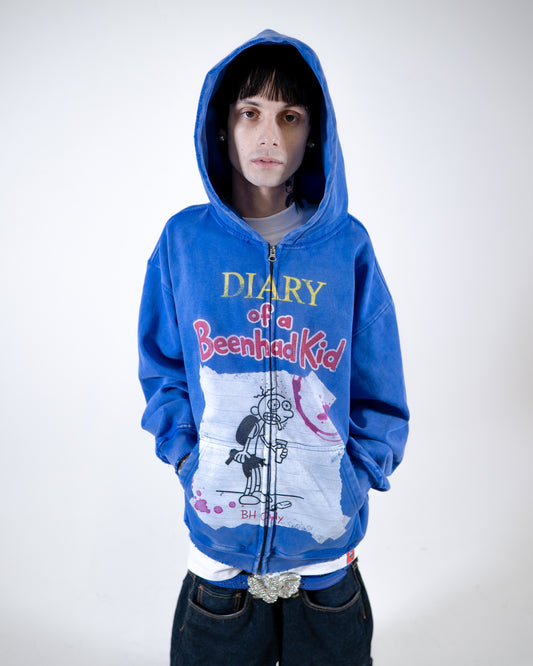 Diary of a Beenhad Kid Zip-up hoodie