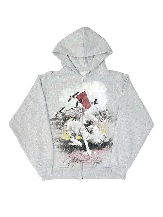 “Dirty Japan” Zip-Up Hoodie