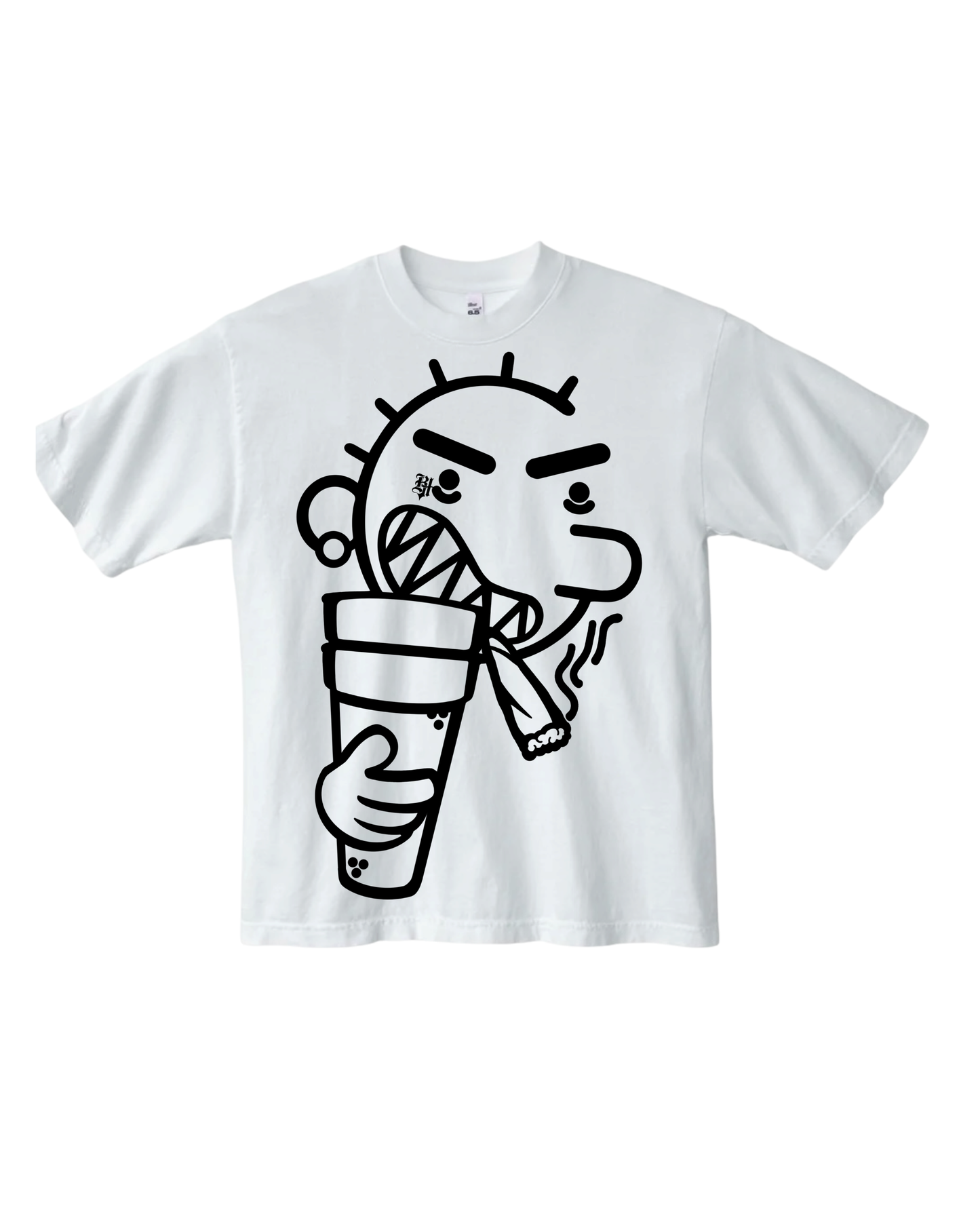 WHITE BEENHAD MASCOT T-SHIRT